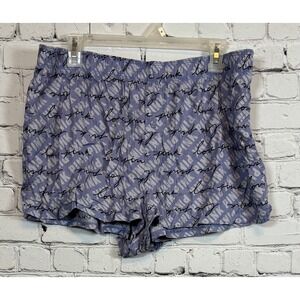 PINK‎ Victoria's Secret Sleep Lounge Shorts Love Print Pajama Bottoms XL